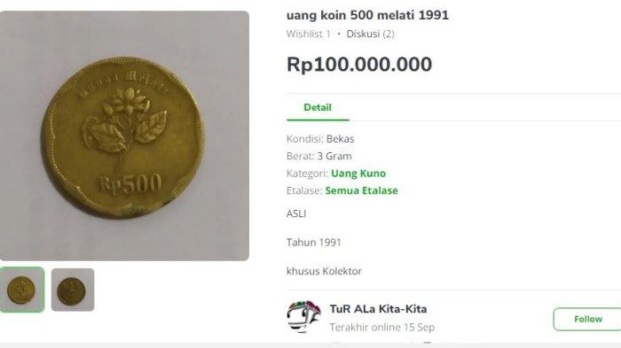 uang rupiah numista bunga melati spesial sumber keping nalaberong