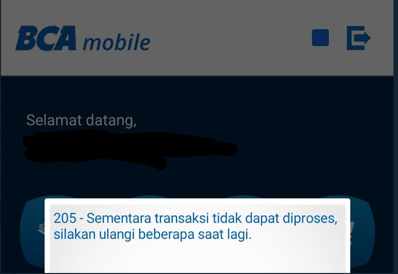 bca sementara transaksi dilakukan maxsi gangguan layanan masalah pemblokiran jawabnya terjadi tapi ada