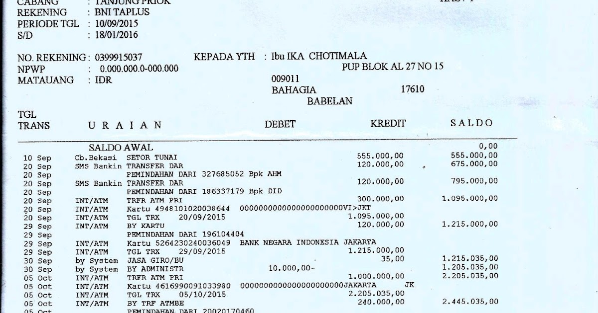 cara mengetahui nomor rekening cimb niaga