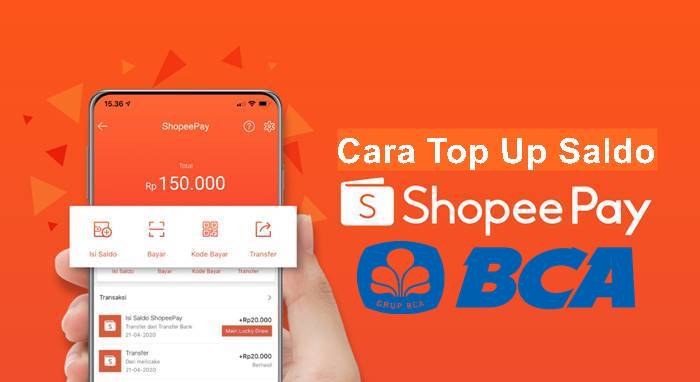 cara top up shopeepay lewat atm bca terbaru