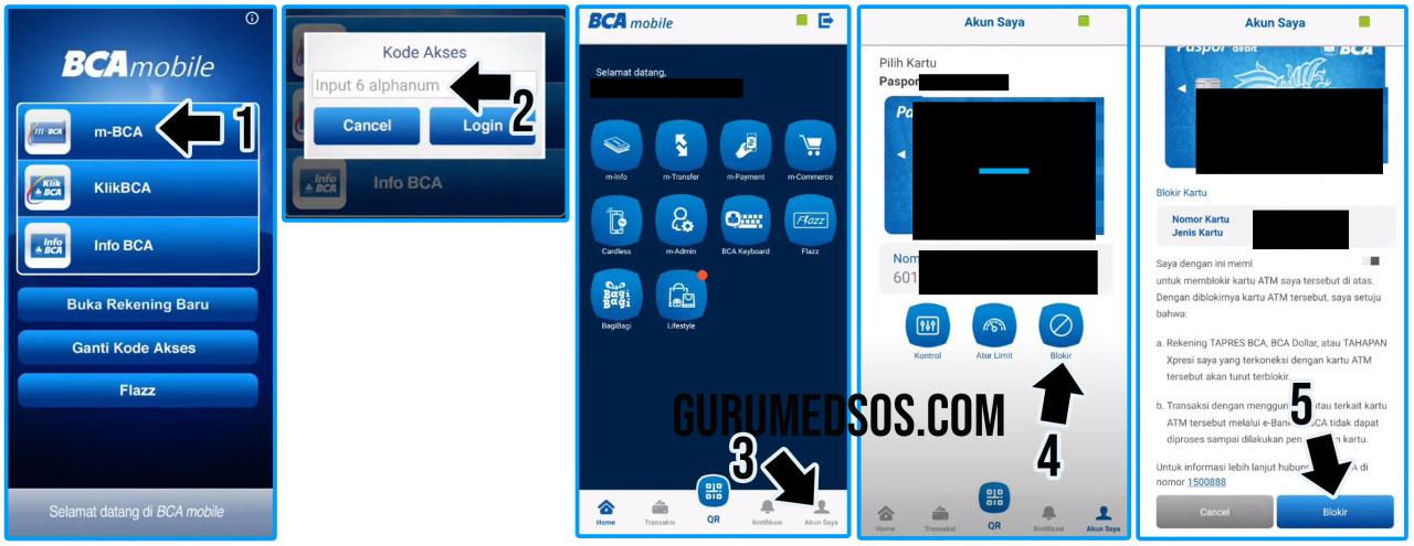 cara memblokir m banking bca terbaru