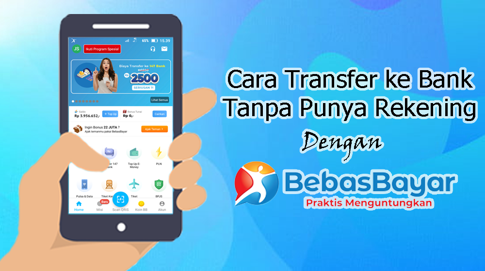 cara transfer ke no rekening lain