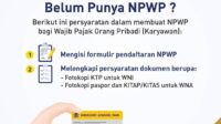 npwp daftar karyawan syarat pribadi formulir wajib nomor