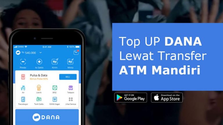 cara top up dana via atm mandiri terbaru