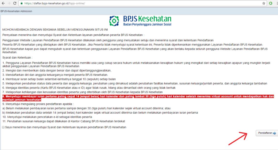 dokumen pendaftaran kerja bpjs kesehatan