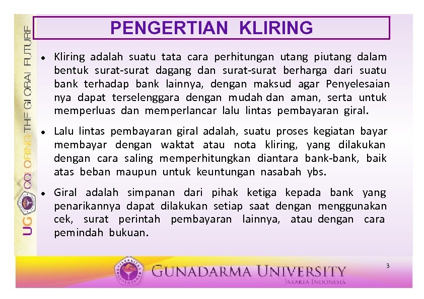 salah satu lintas pembayaran bisa dalam bentuk kliring kliring adalah terbaru