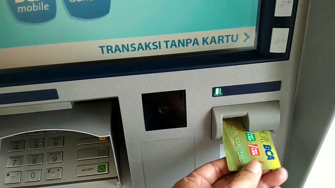 cara ambil uang di atm