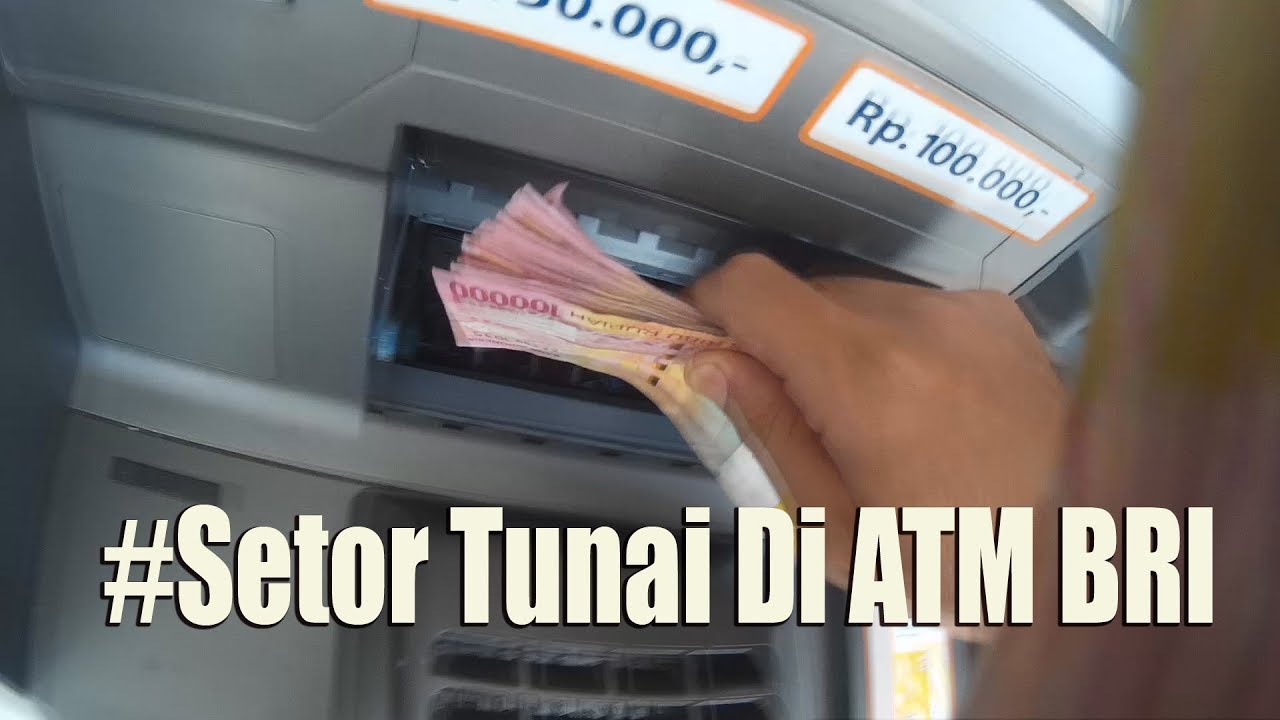 atm mesin tunai bri setor cara lewat