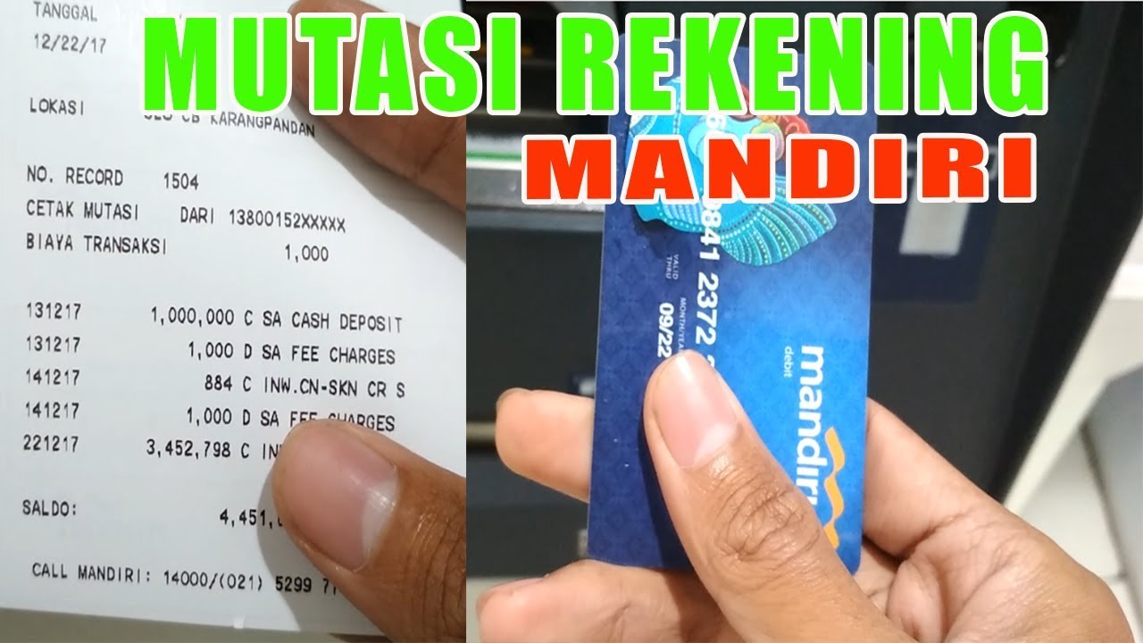 cara cetak mutasi mandiri online