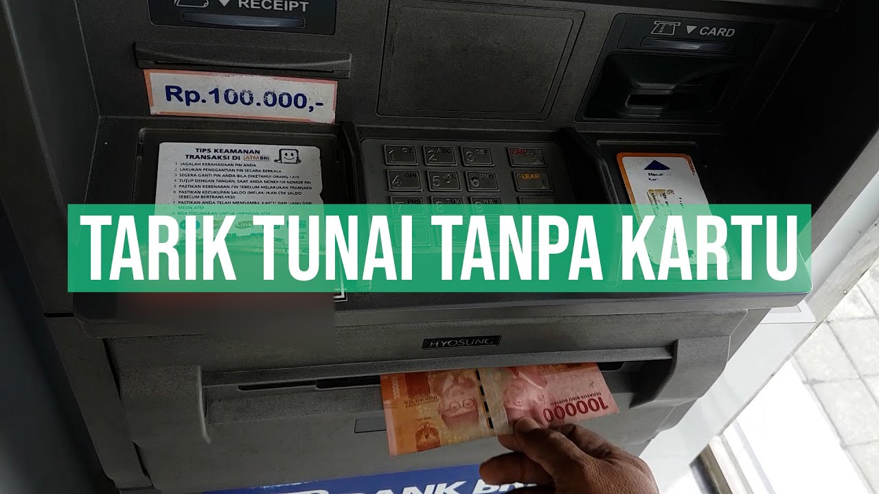 tarik tunai bri tanpa kartu terbaru