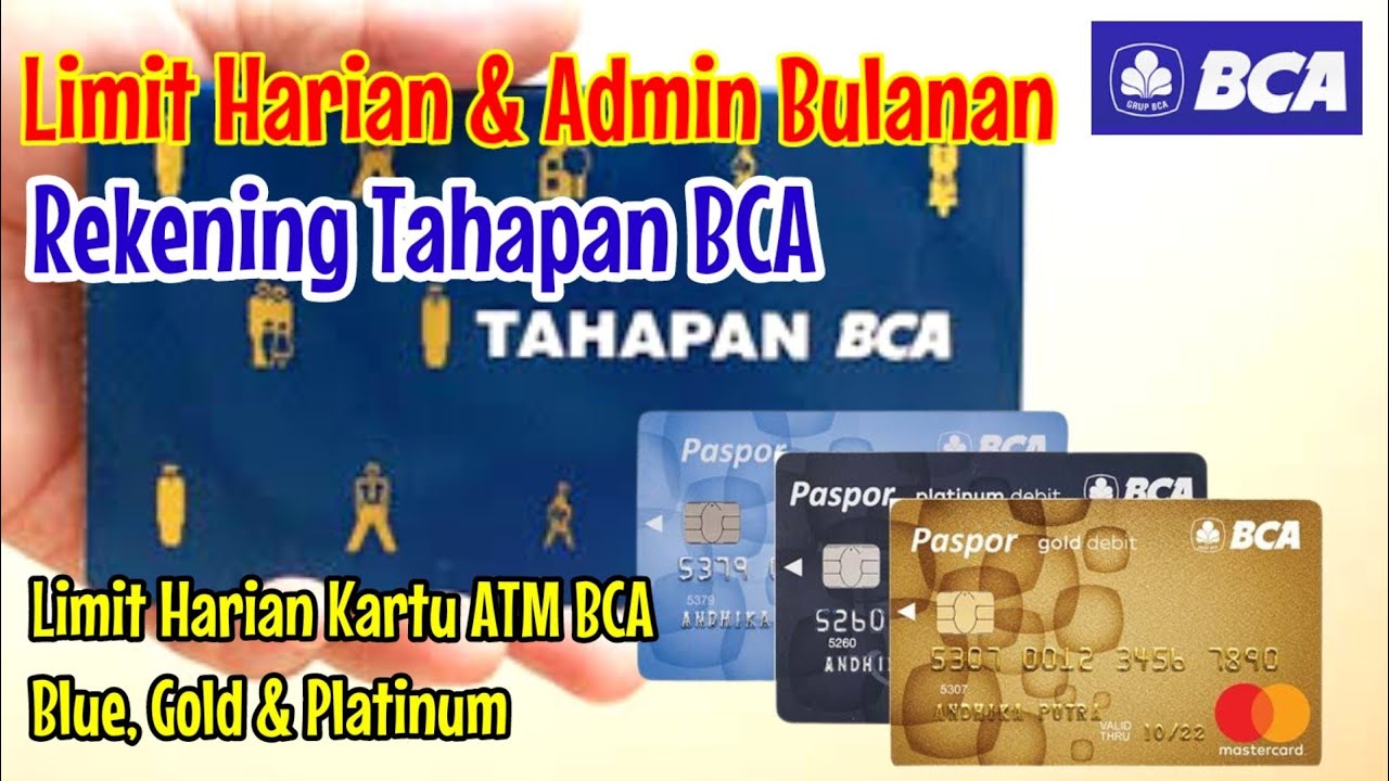 berapa limit penarikan atm bca terbaru